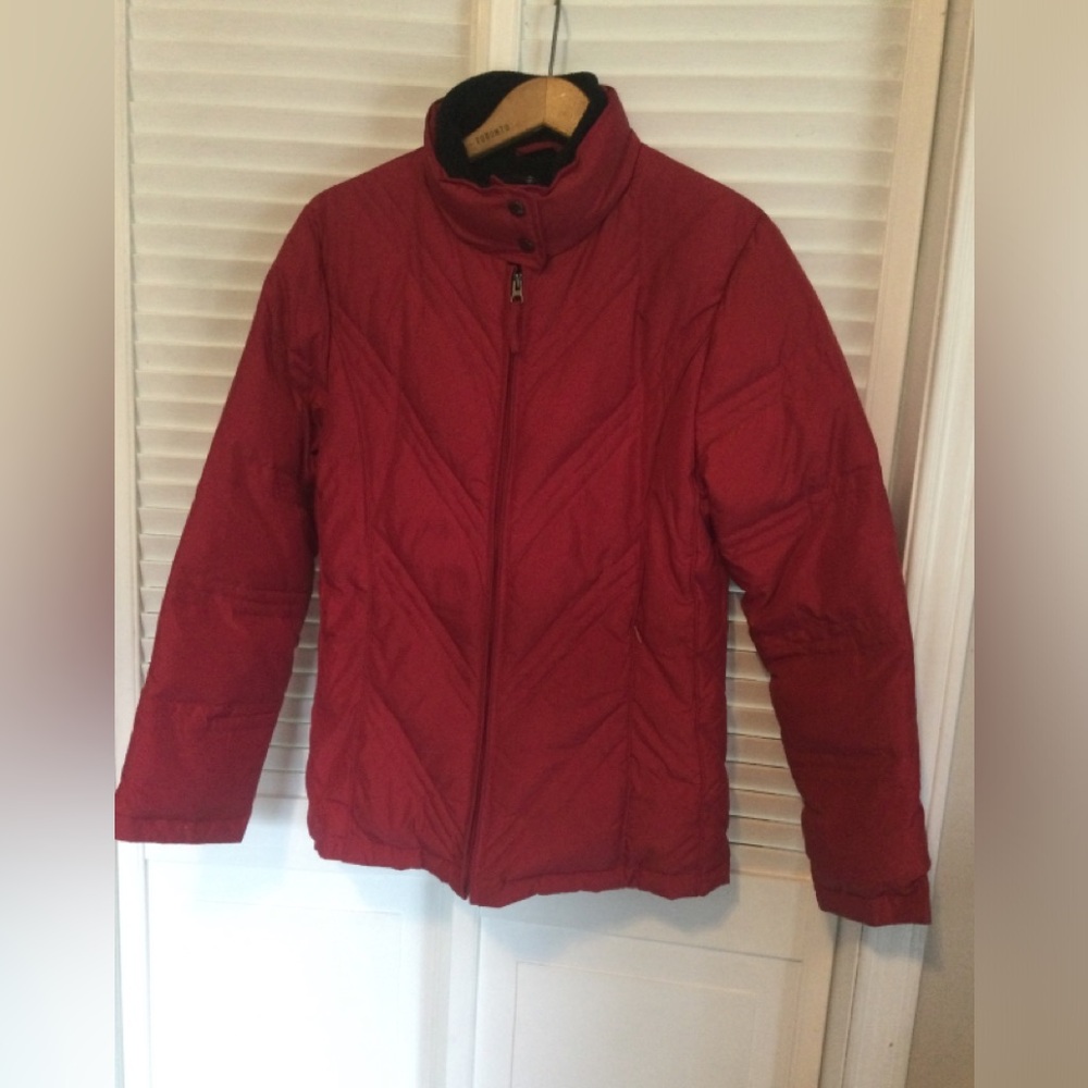 Nine West Red Puffer Jacket, Size M